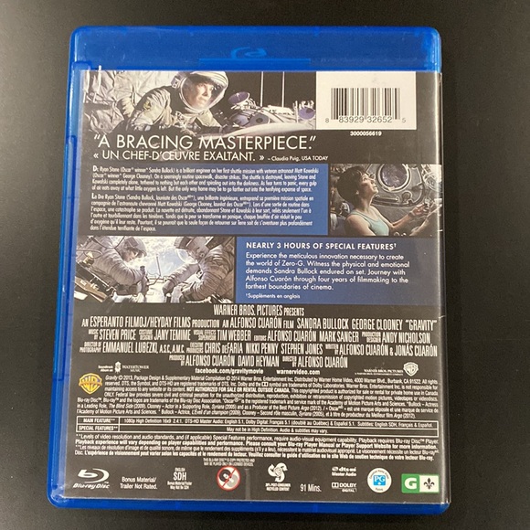 Gravity - Blu-ray & DVD Combo Set - Picture 2 of 4